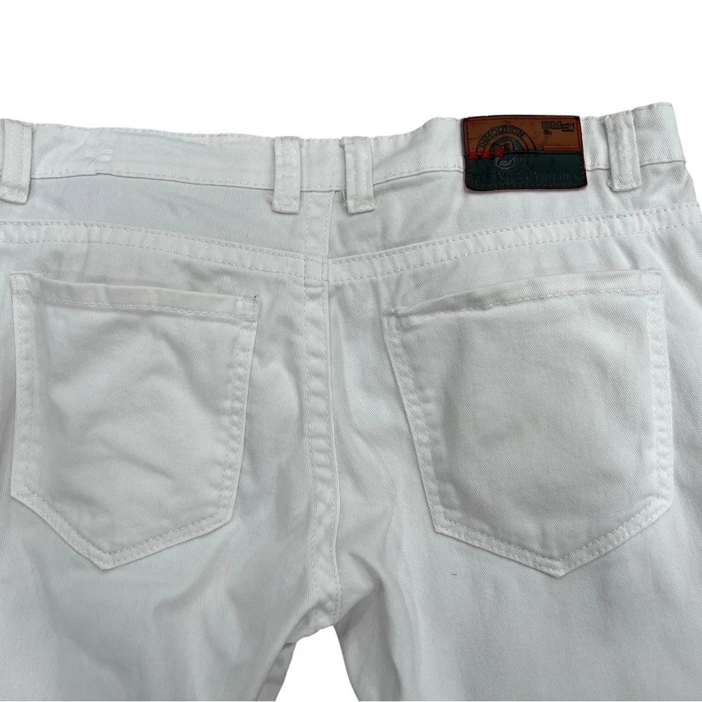Demolition Men's Relaxed Fit Jeans - White in size 36 Waist 28.5 Inseam Reg Rise